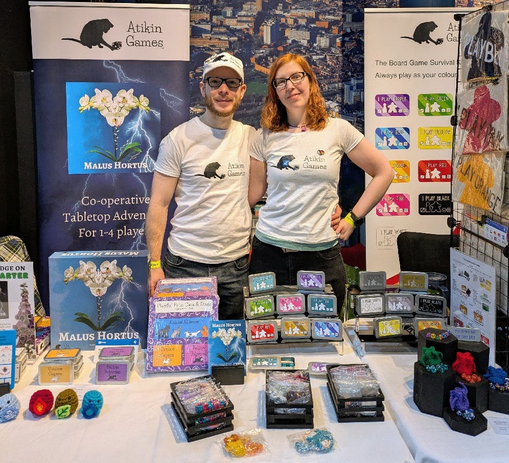  Me and my husband at To Boldly Game