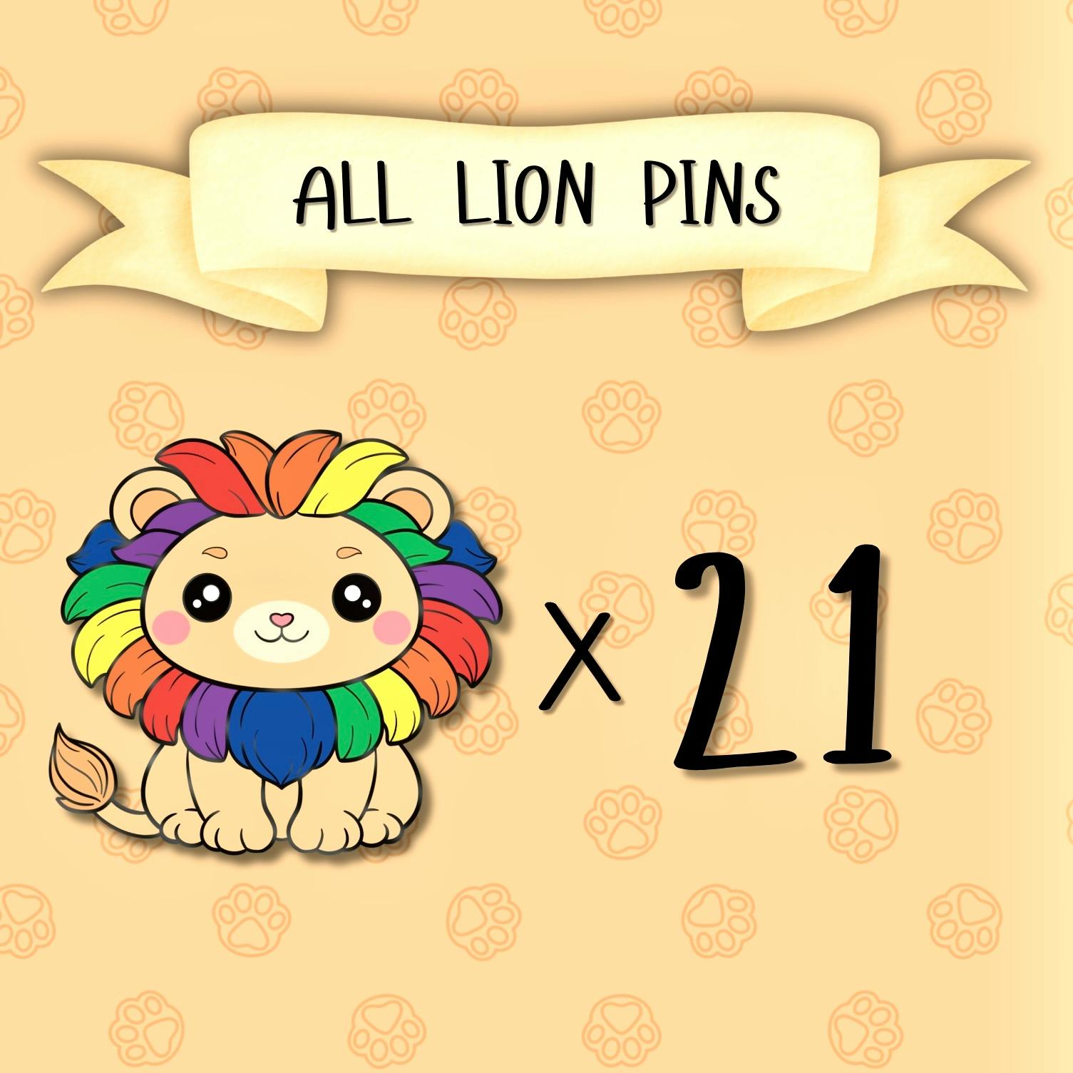 The Full Pride - Complete Lion Collection