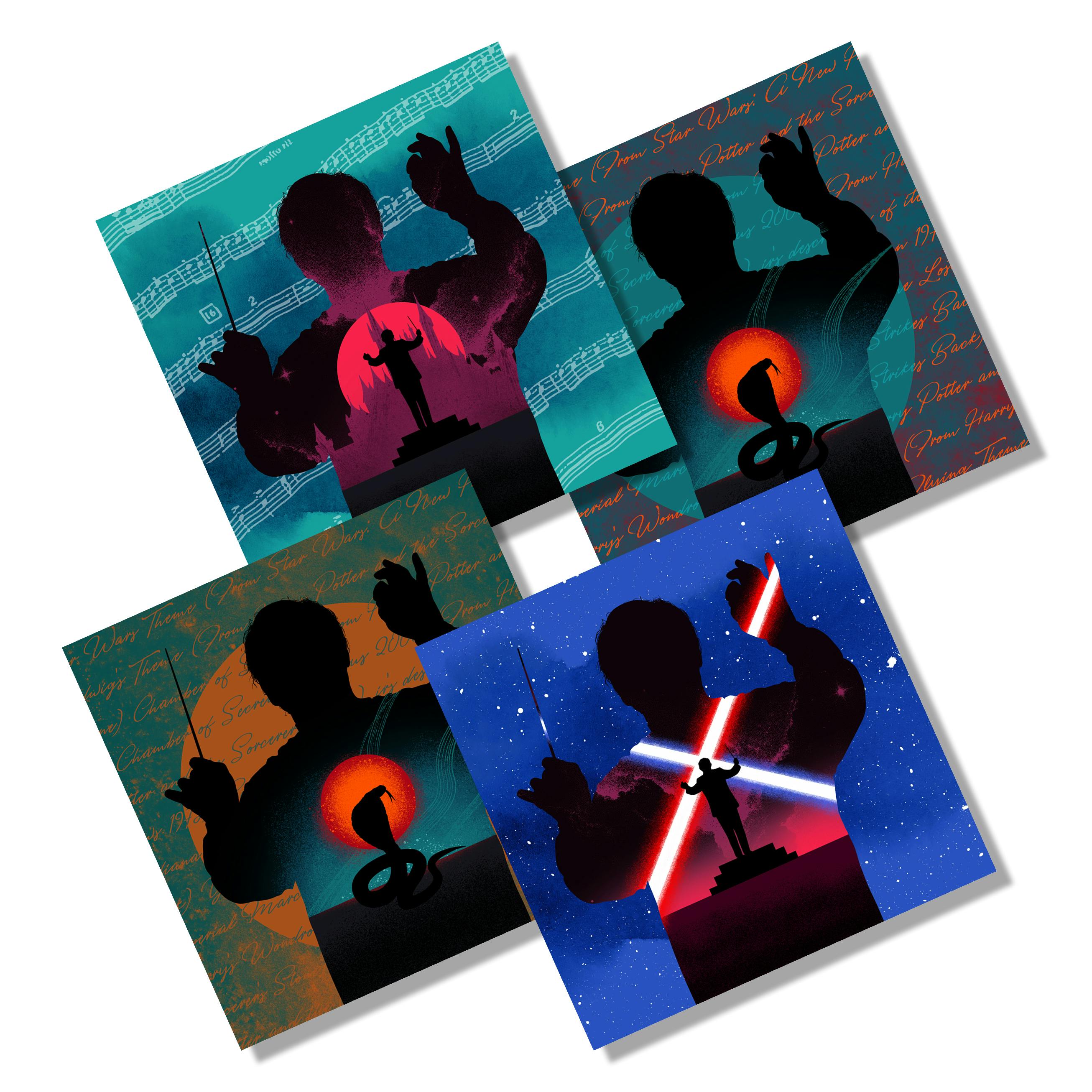 John Williams Mixprint Poster