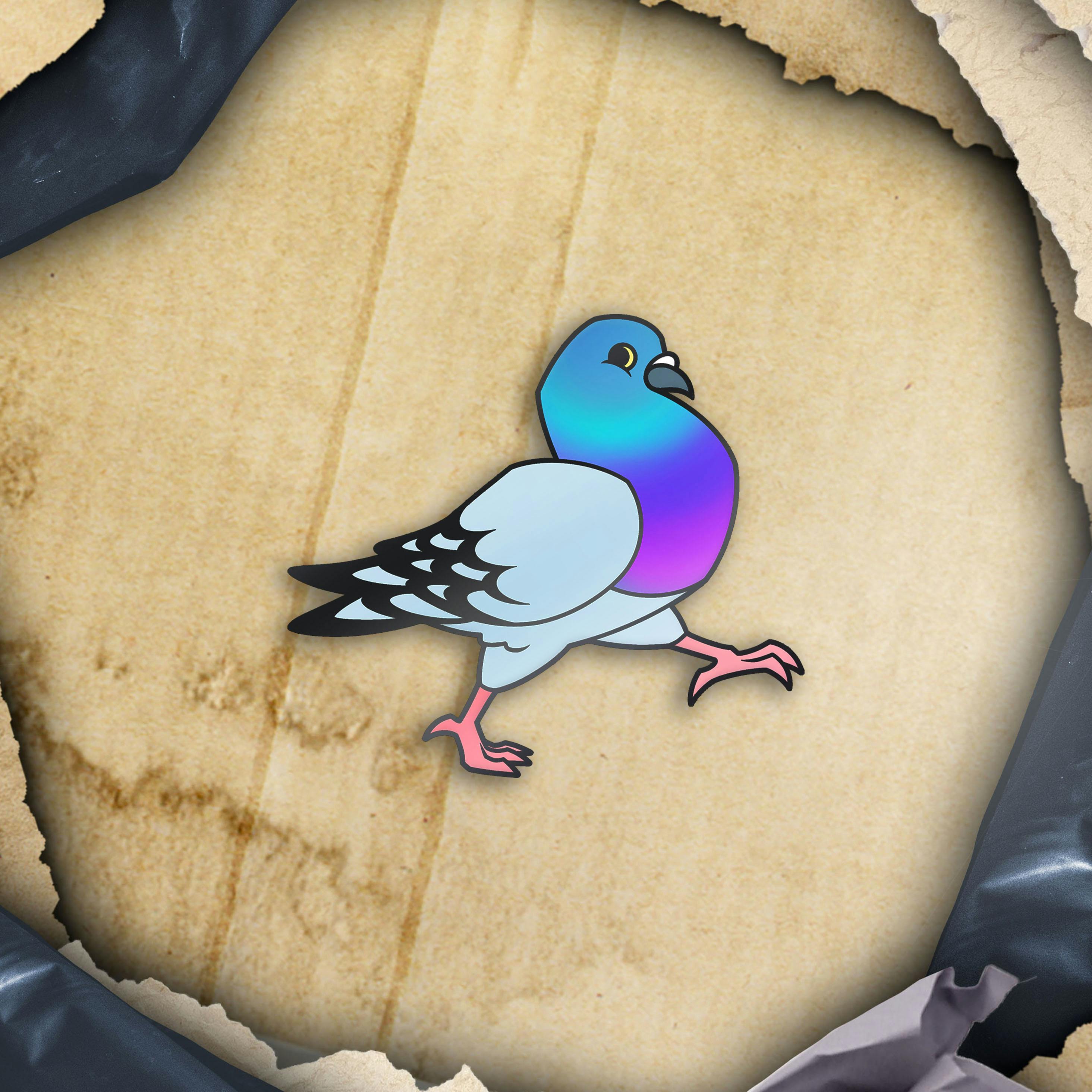 EXTRA Pin Single - Flipp the Pigeon