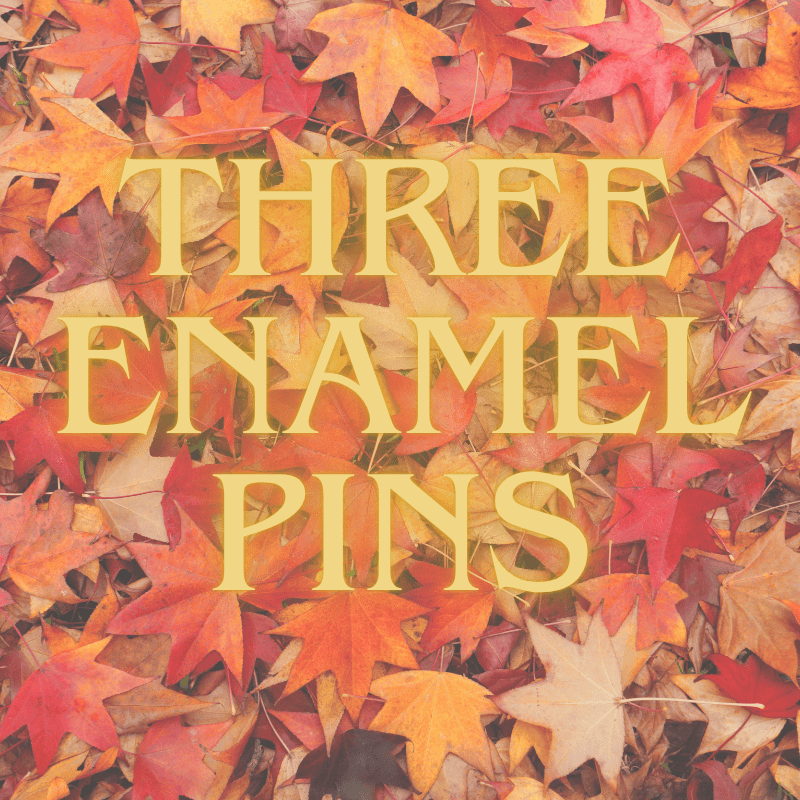 Three Enamel Pins
