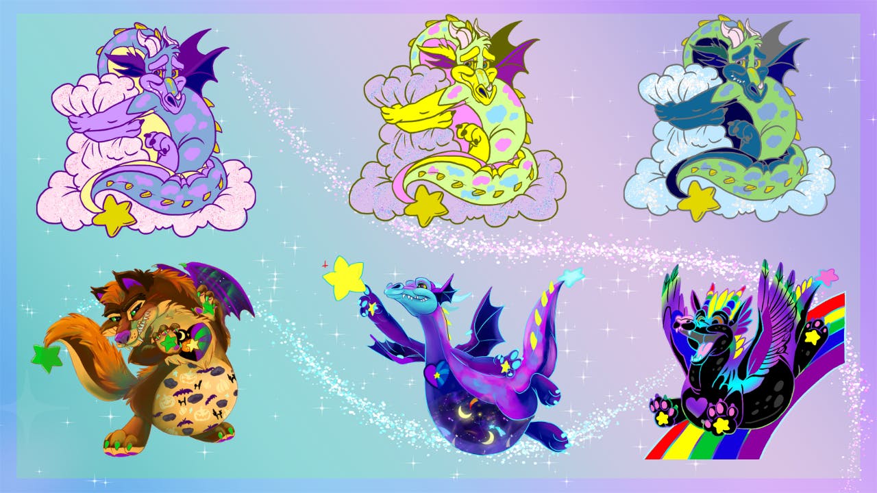 Dream Keep Dragon Enamel Pin