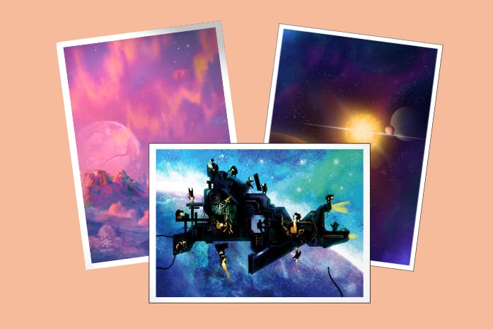 Universe At Your Door: The Traveller Art Print Bundle