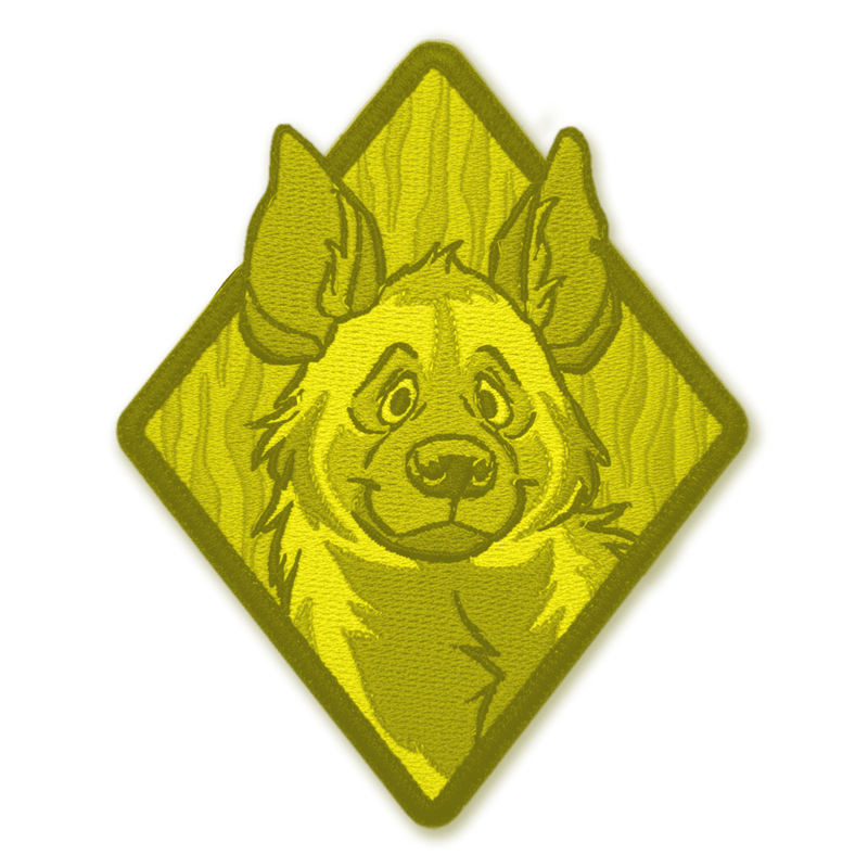 Embroidered patch Aardwolf