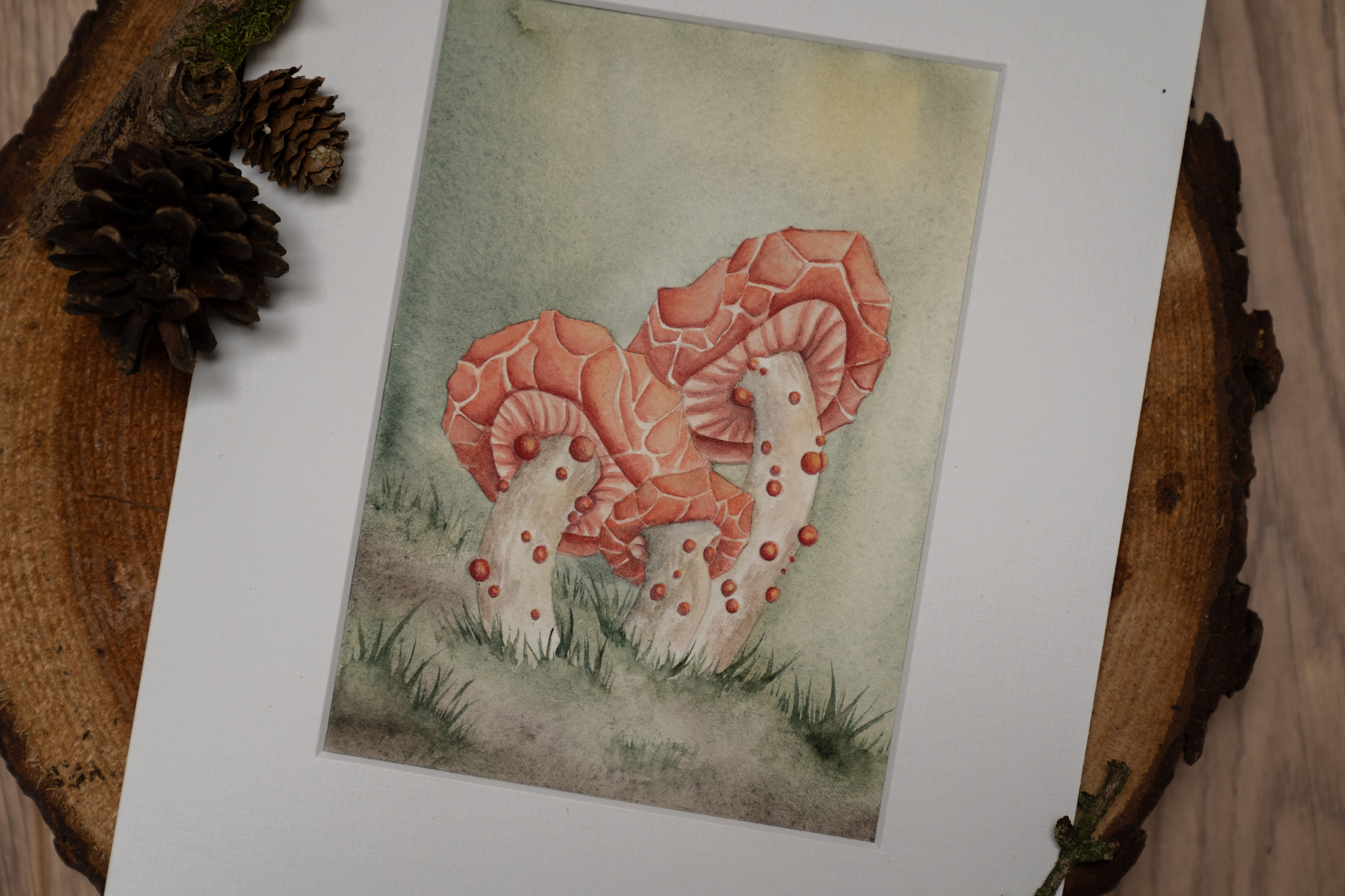 Original Artwork: Wrinkled Peach