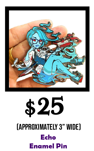 Echo Enamel Pin