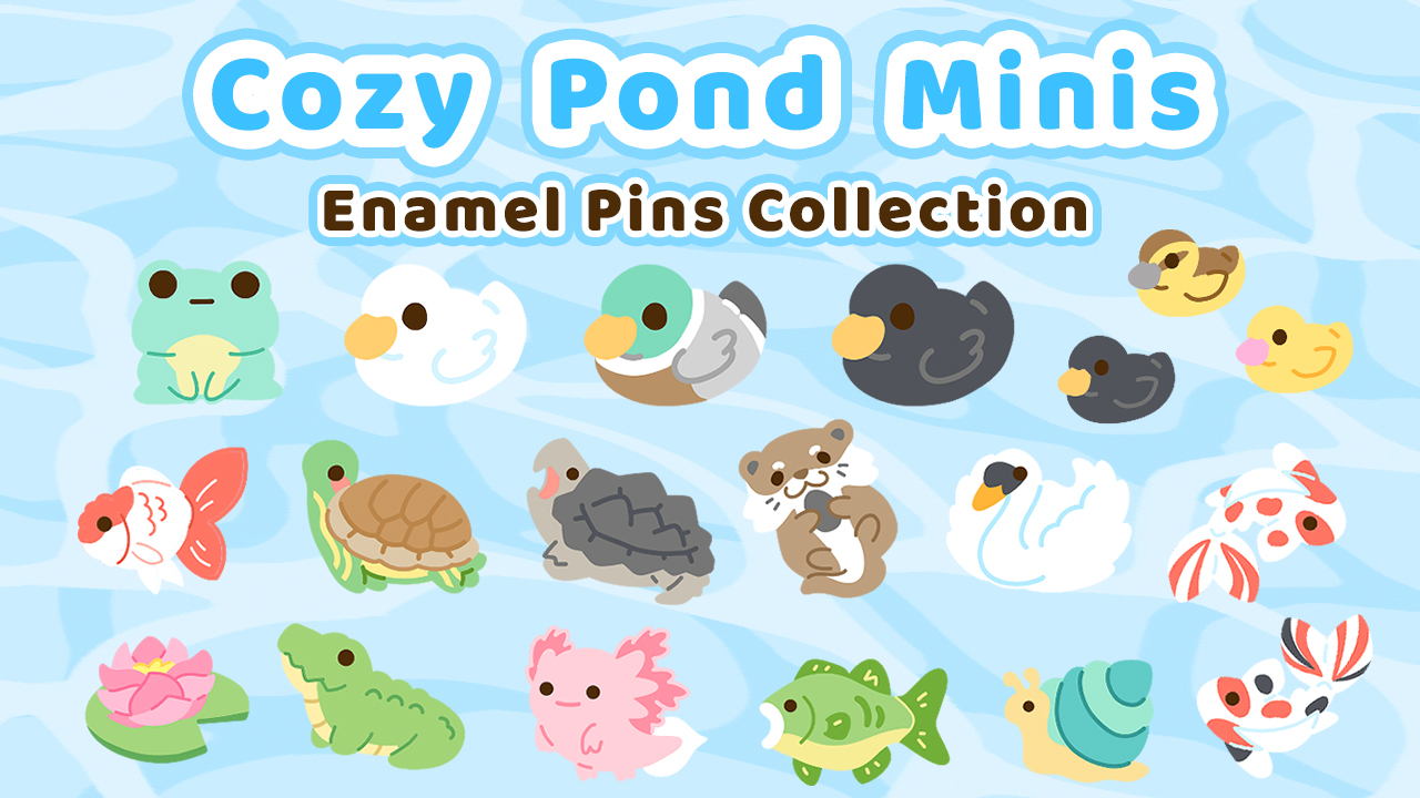 Cozy Pond Minis - Enamel Pin Collection