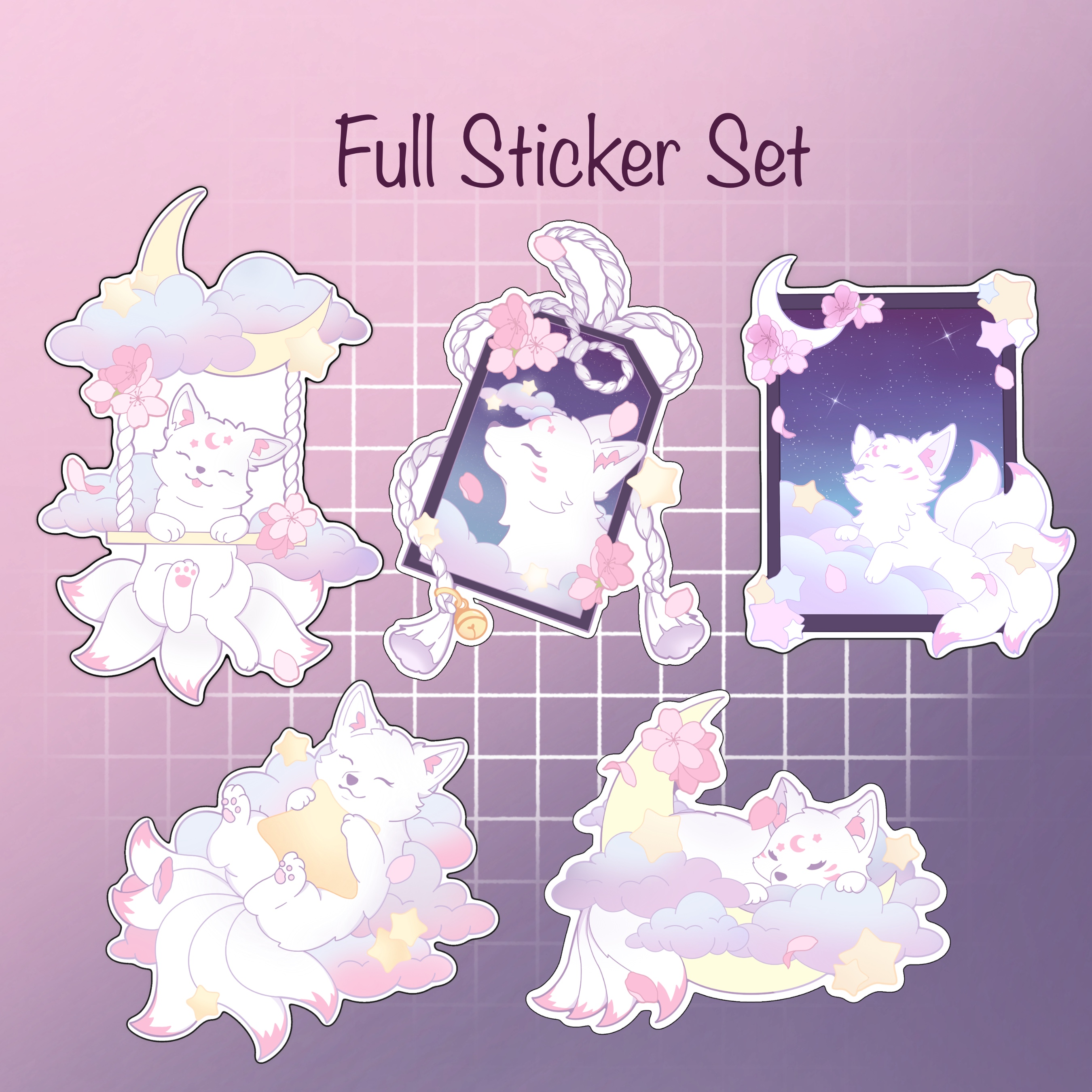 Vinyl Stickers- Full Set