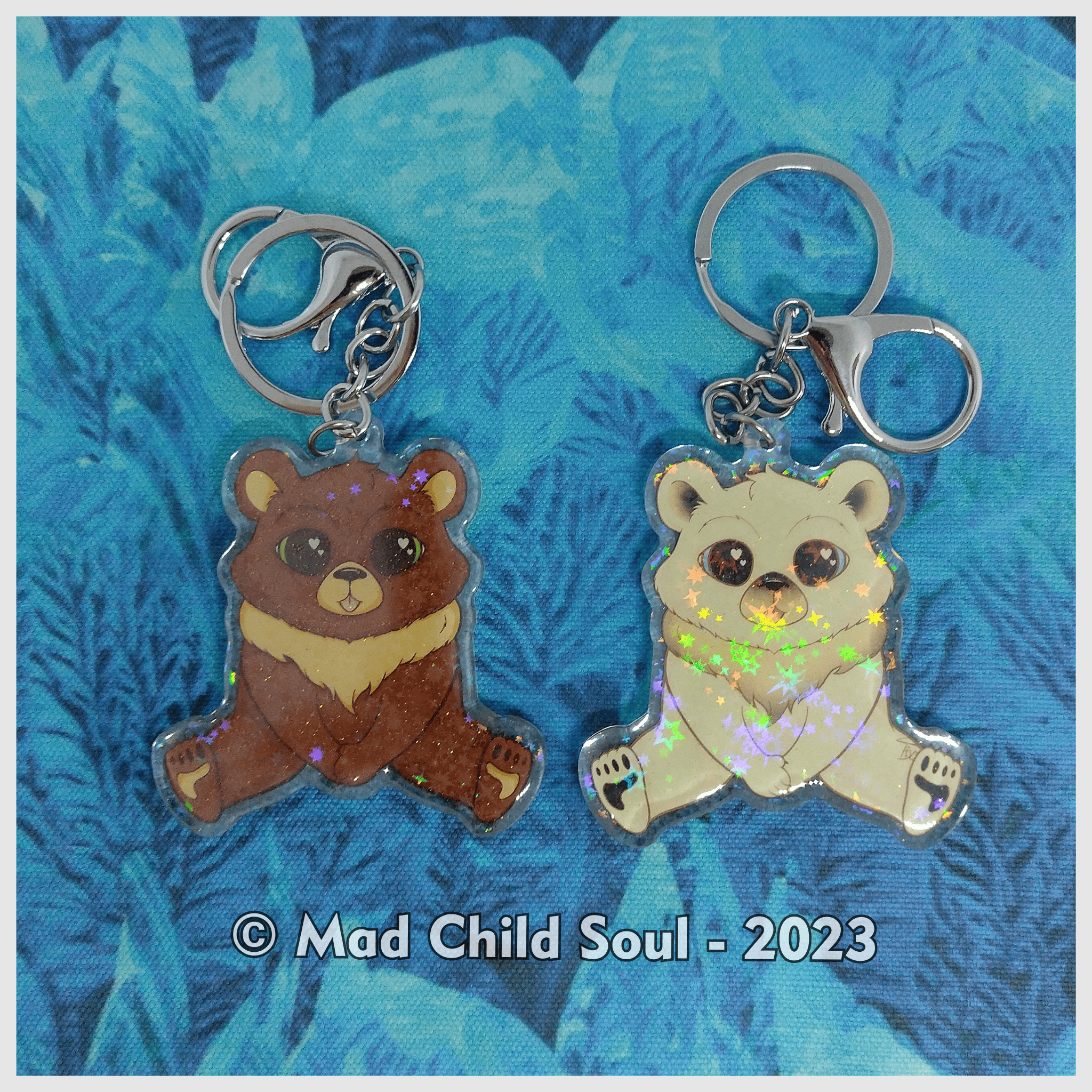 1x KEYCHAIN : Double Bear