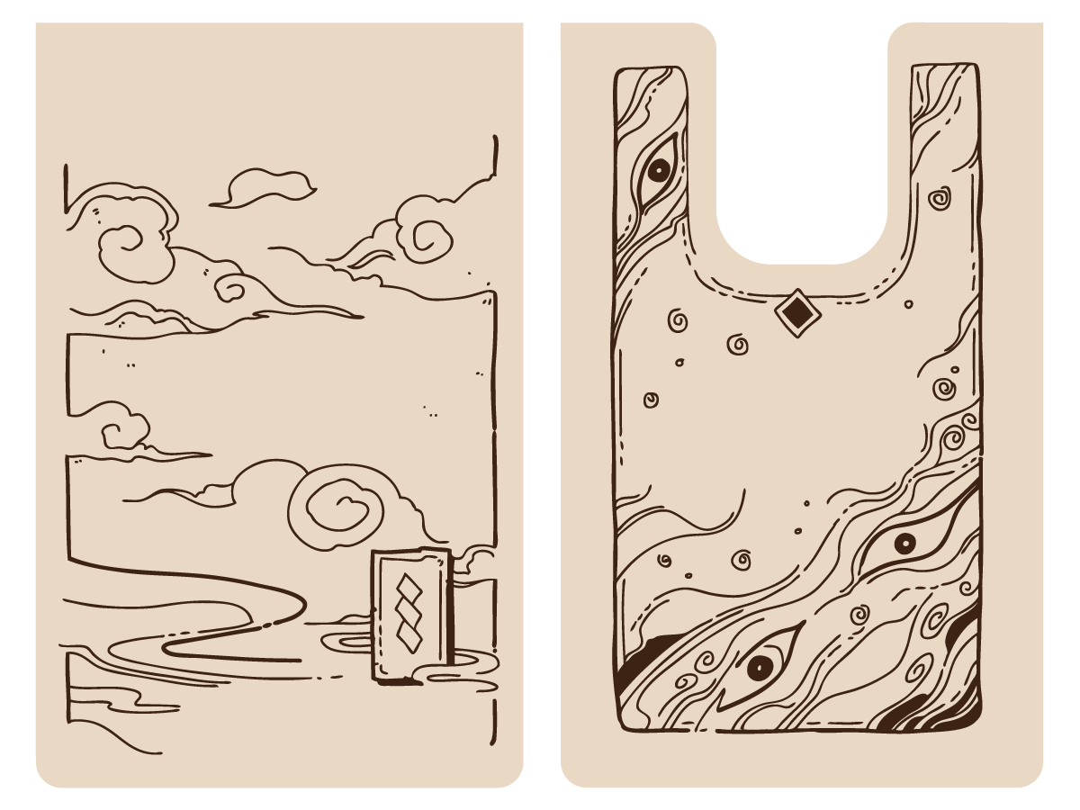 Design 1 - Clouds and Eyes