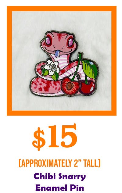 Chibi Snarry Enamel Pin