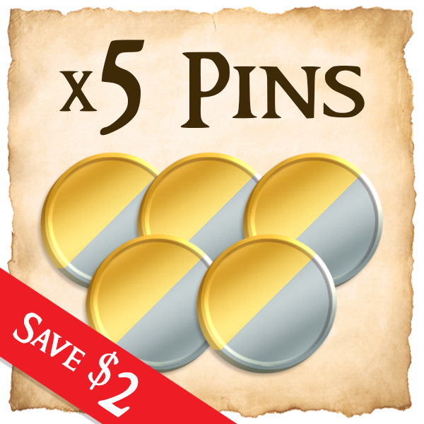 [EARLY BIRD] x5 Pins