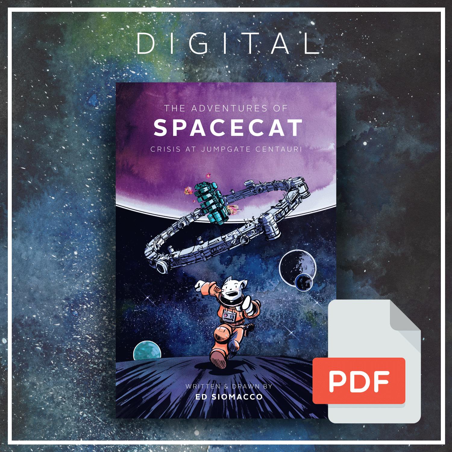 "Adventures of SpaceCat" - Comic Book [PDF]