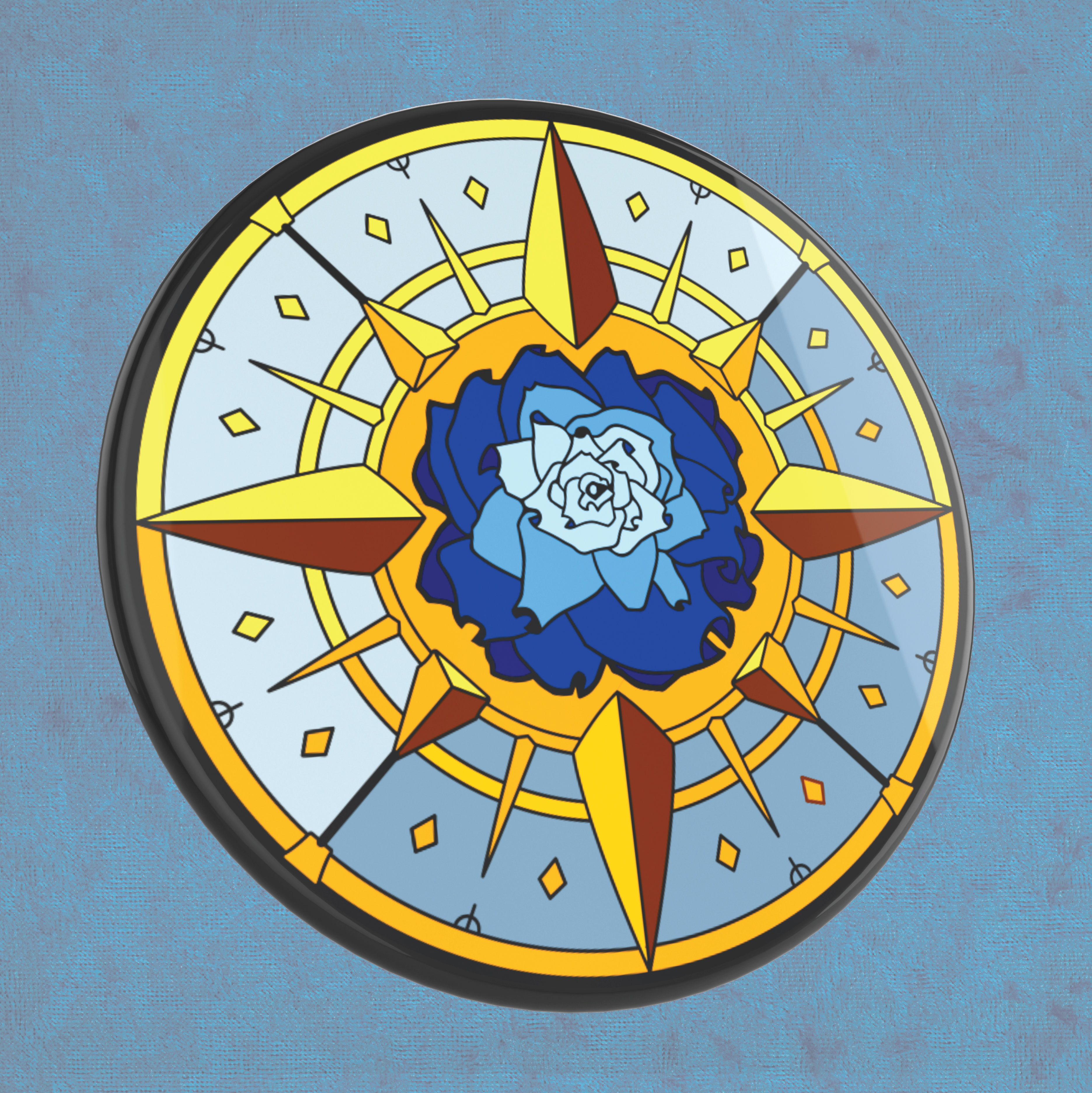 Wardens Badge Hard Enamel Pin