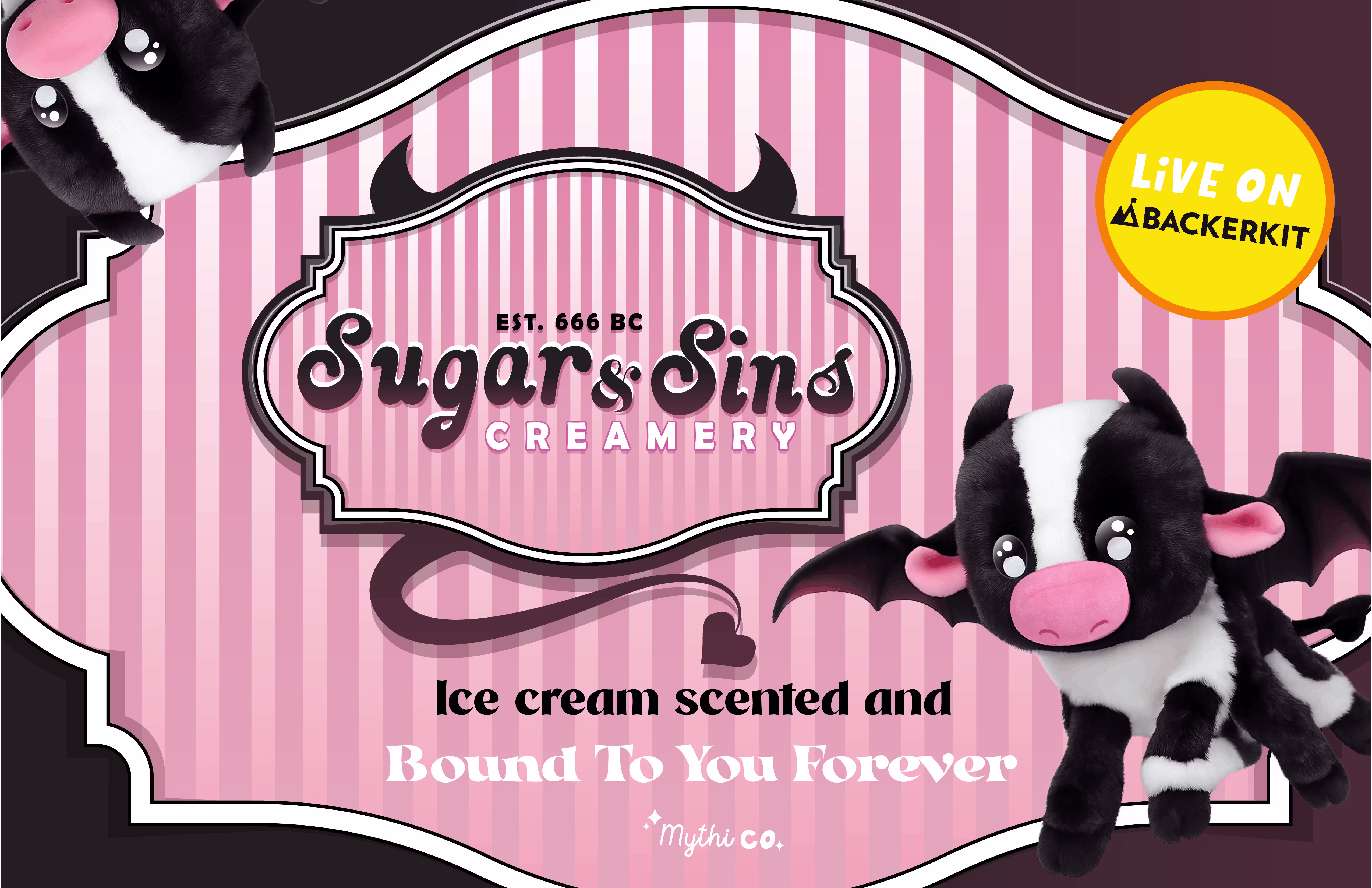 Sugar And Sins, Scented Demonic Cow Plushies
