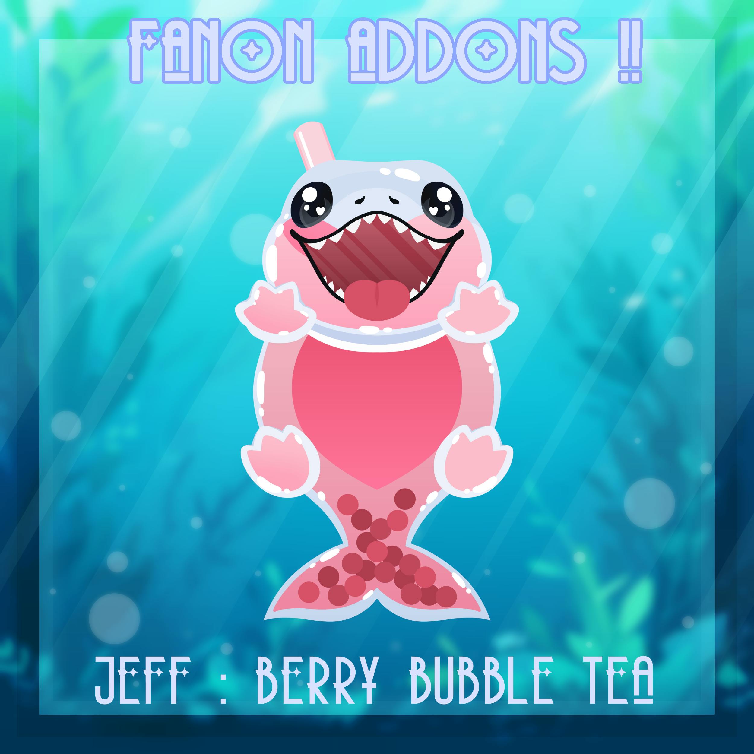 🧋 [ADD-ON] 🍓 Berry Boba ; Panel & Insert ! 🧋