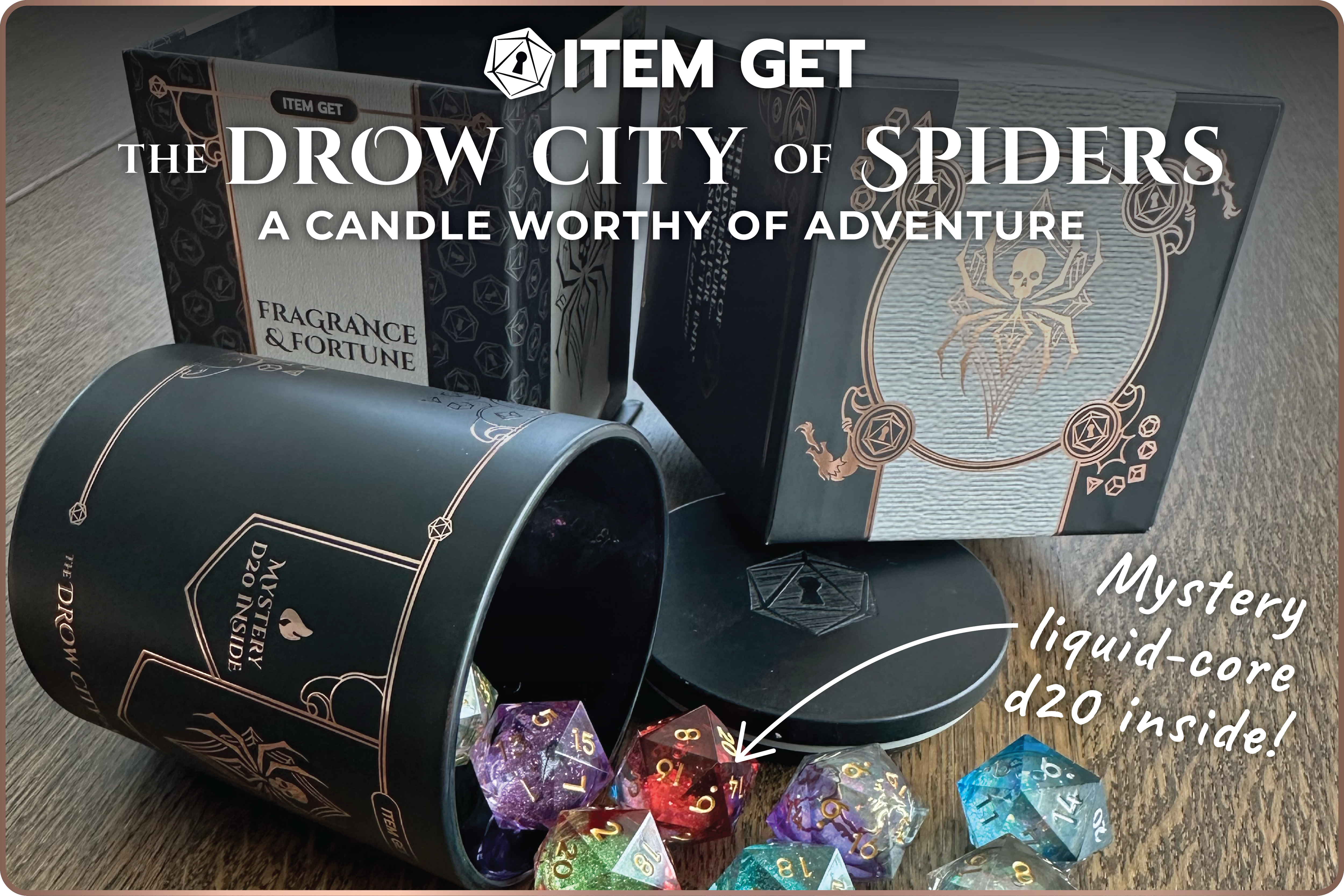 Drow City of Spiders Hidden Loot Candle