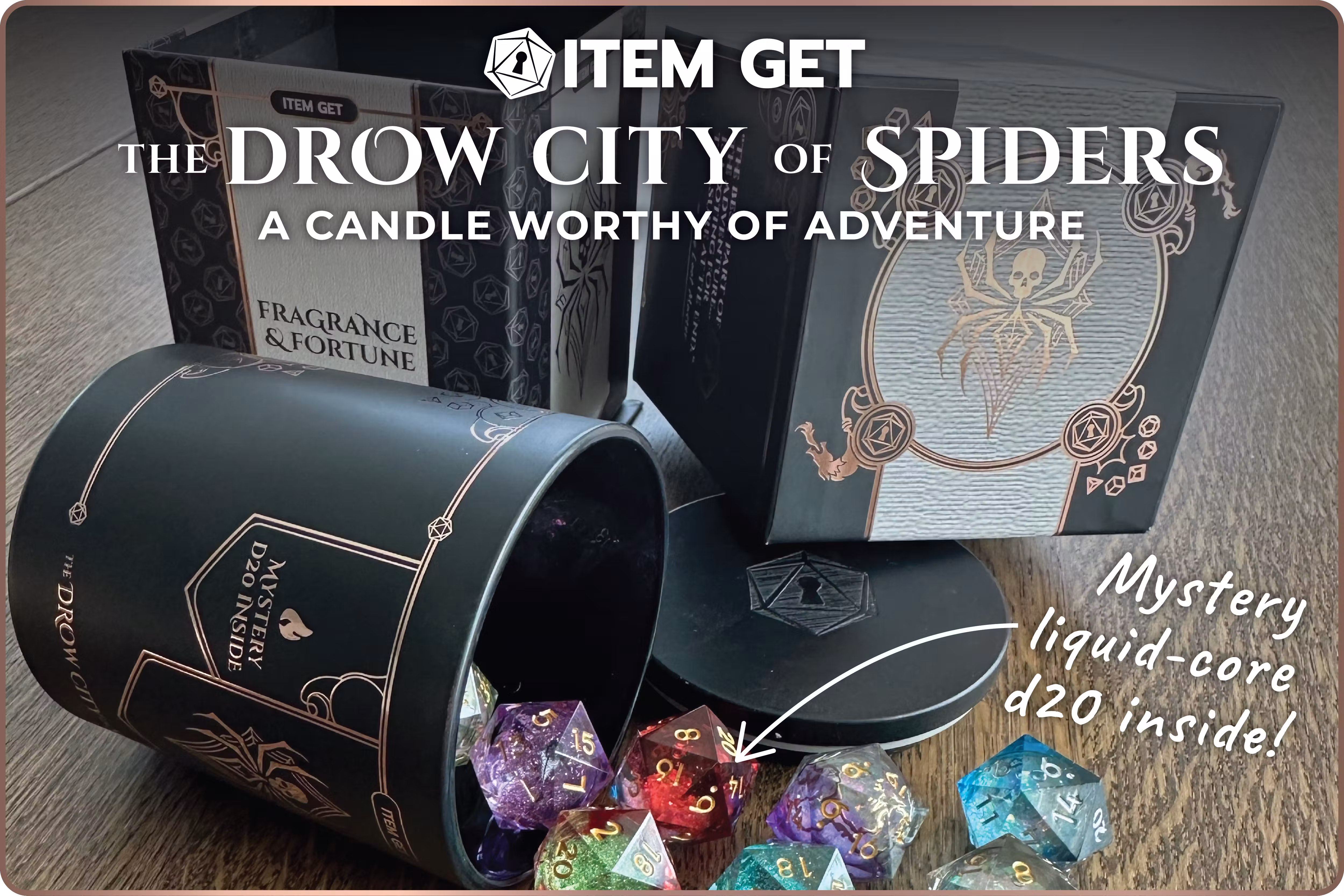 Drow City of Spiders Hidden Loot Candle