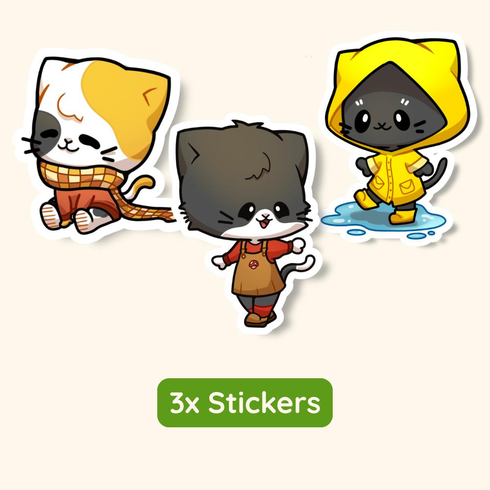 3x Stickers