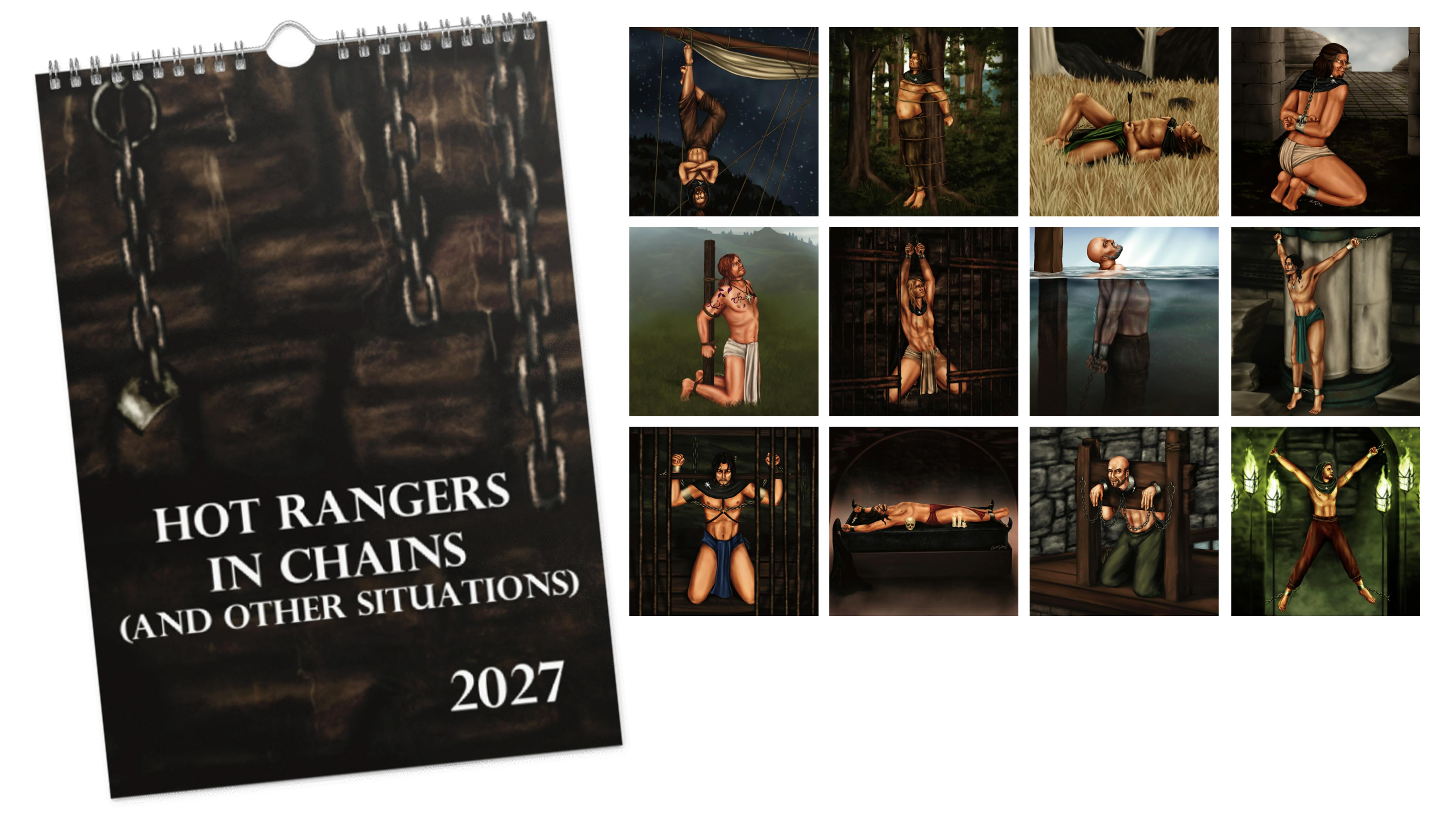 Hot Rangers in Chains (And Other Situations): The Calendar