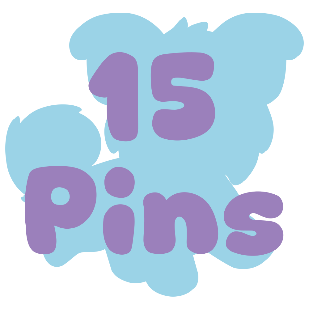 Fifteen Pins (Full Set!)