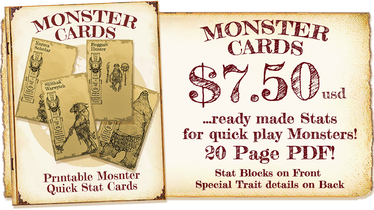 Monster Cards (PDF)