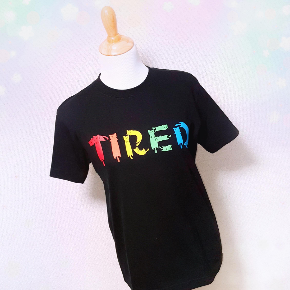 TIRED Cat T-Shirt