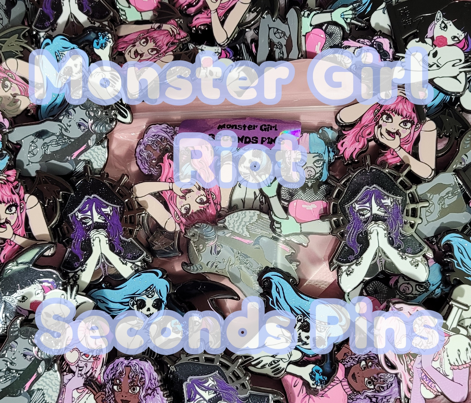 Monster Girl Seconds Pins (5 Pins)