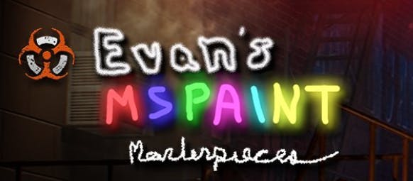 Commission one of Evan's MS Paint Masterpieces - drawn live on stream