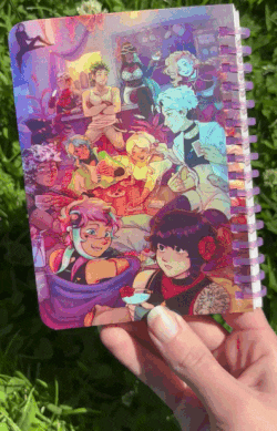 A6 Holo Spiral Notebook