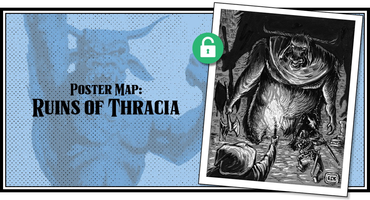 3rd Poster Map: Ruins of Thracia Poster Map