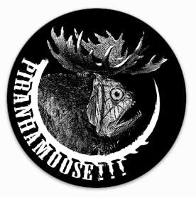 STICKER: Piranhamoose (Circle)