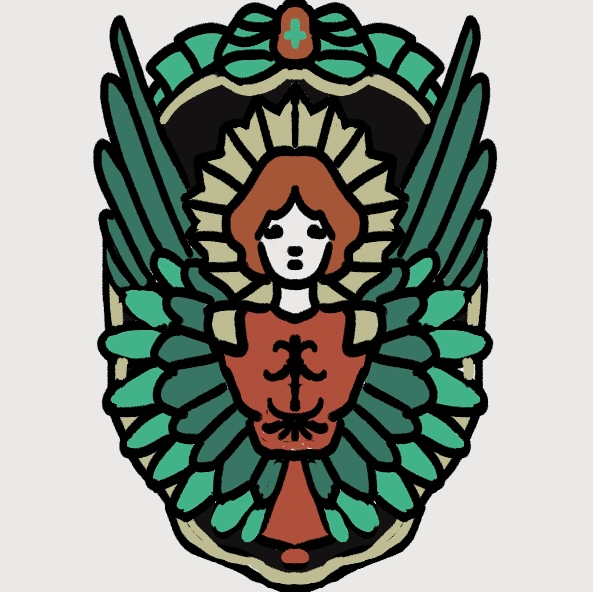 Zine-Colored Dark Angel by Saint Lilim