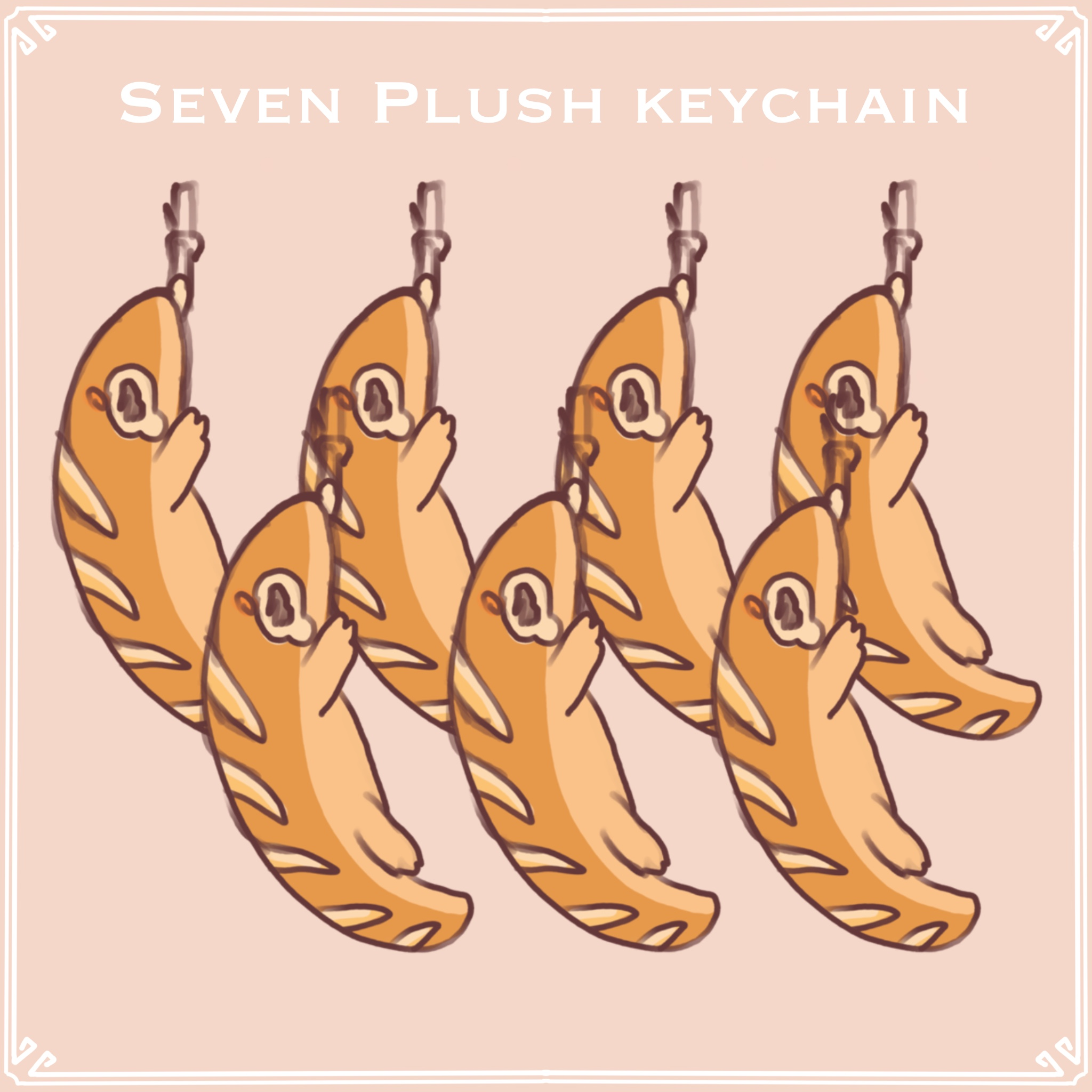 Seven Plush Keychain