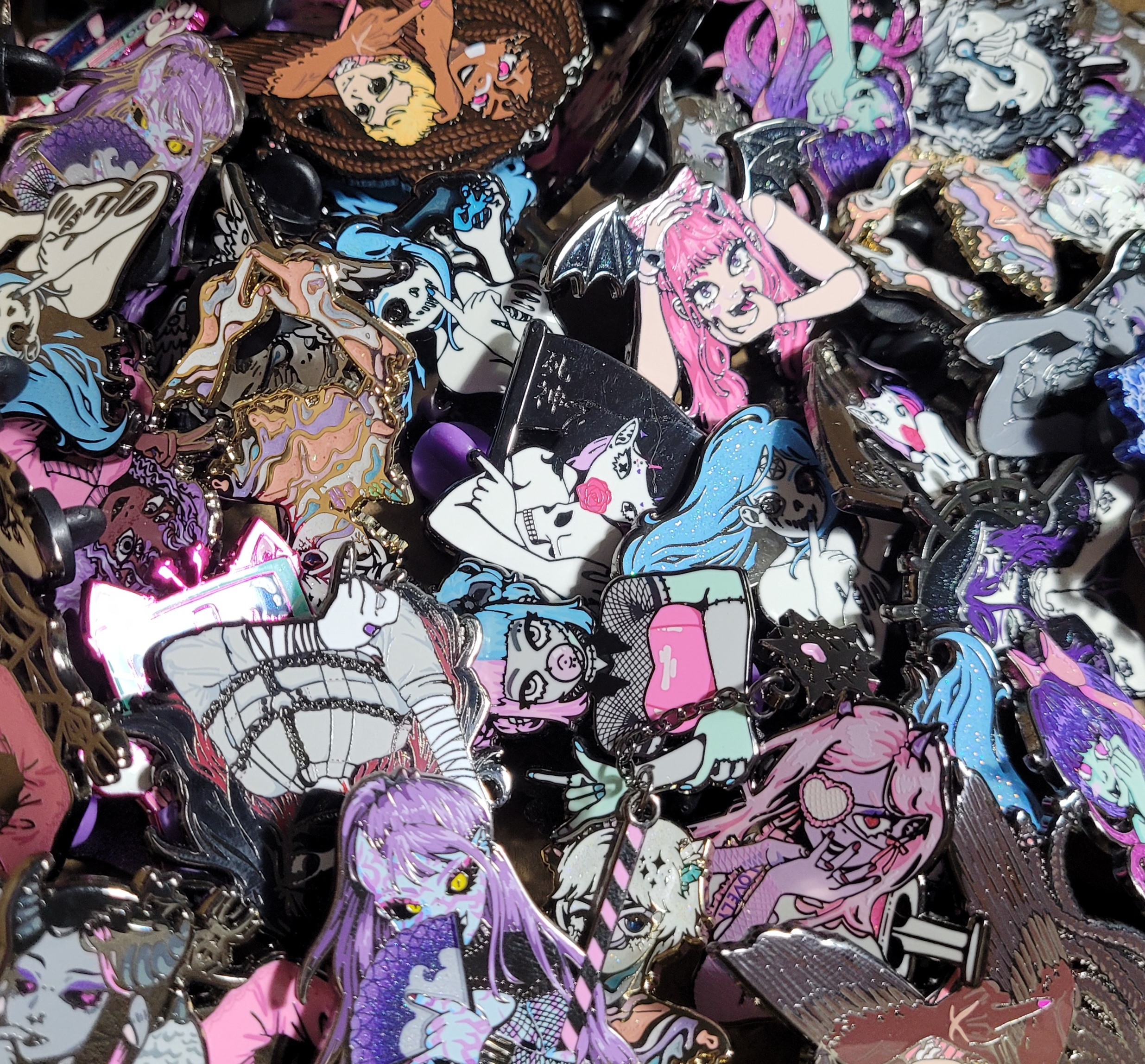 5-Piece Monster Girls Seconds Pin Grab Bag