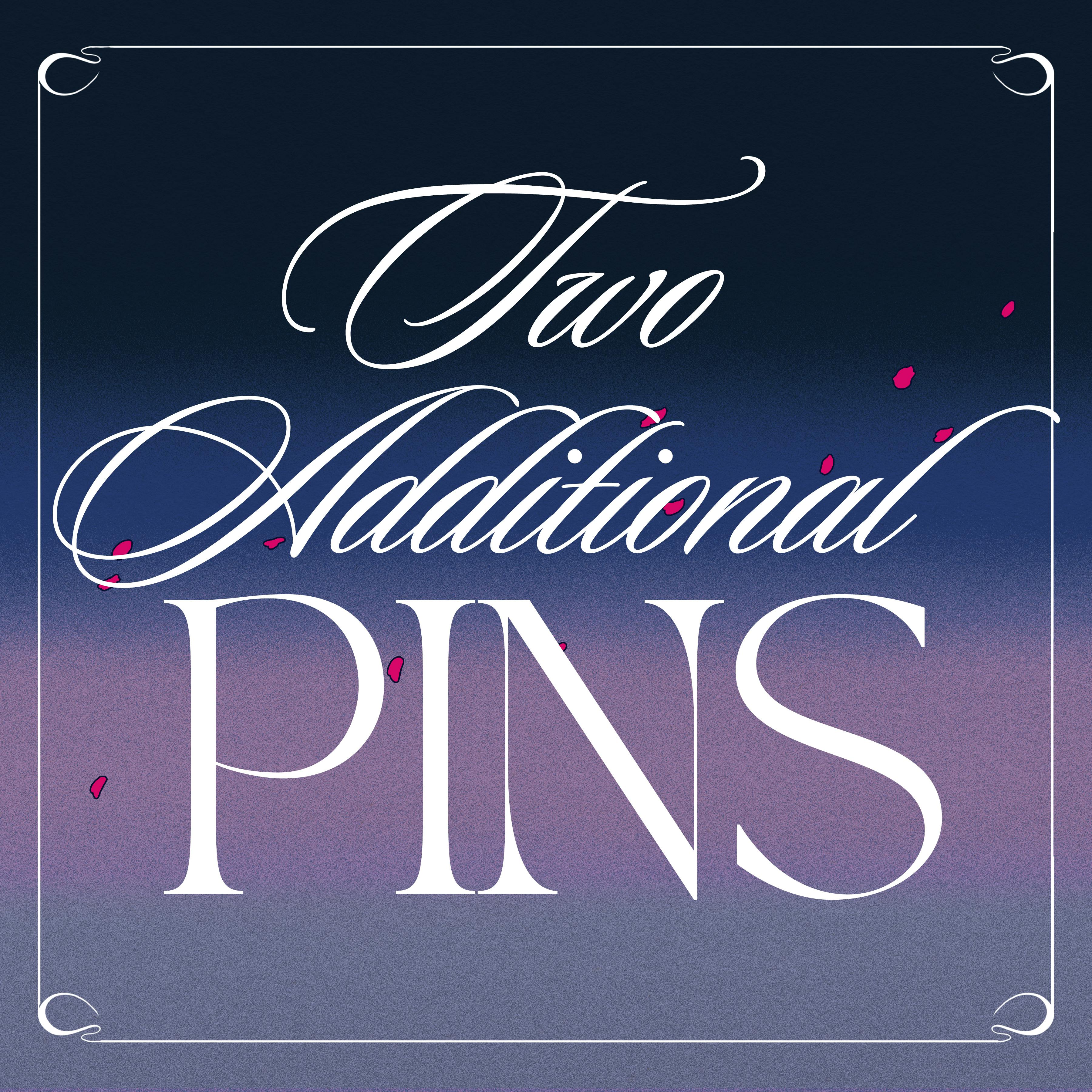 Additional Two Eternal Bloom: Dark Garden Pins (x2 Pin)
