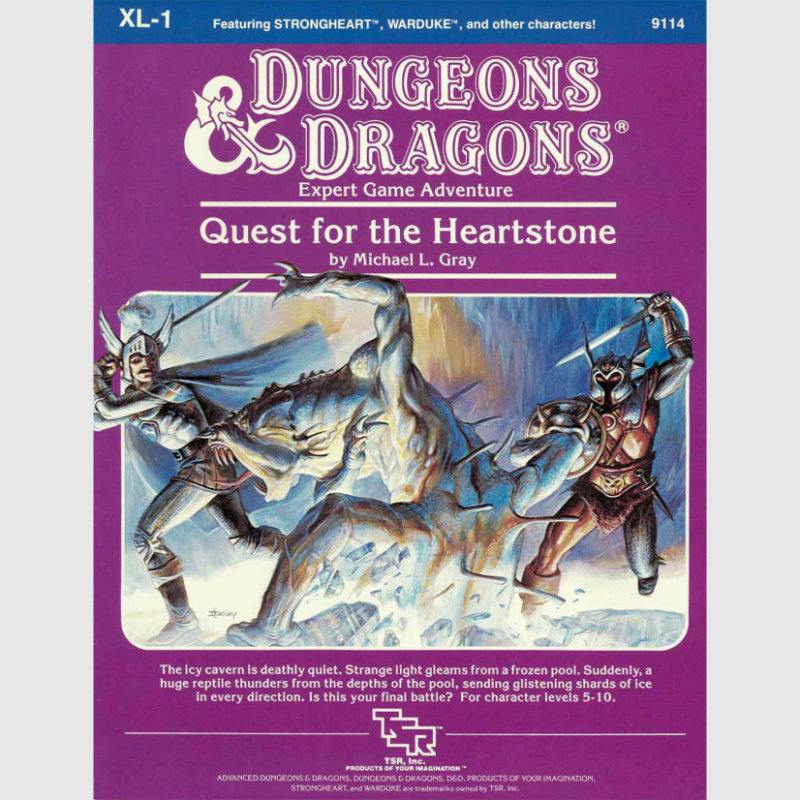 XL1: Quest for the Heartstone (March 1984)