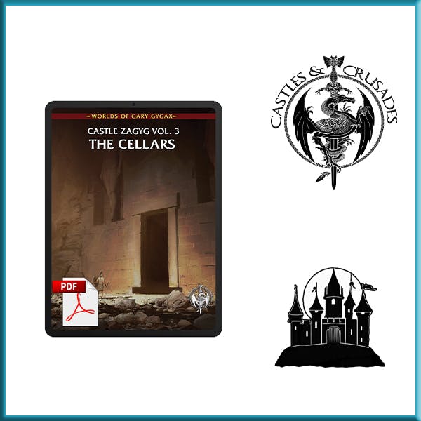 Castle Zagyg Vol. 3 The Cellars (PDF Only)