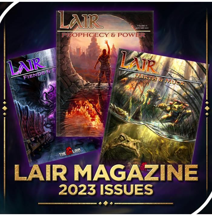Lair Magazine 2023 Issues
