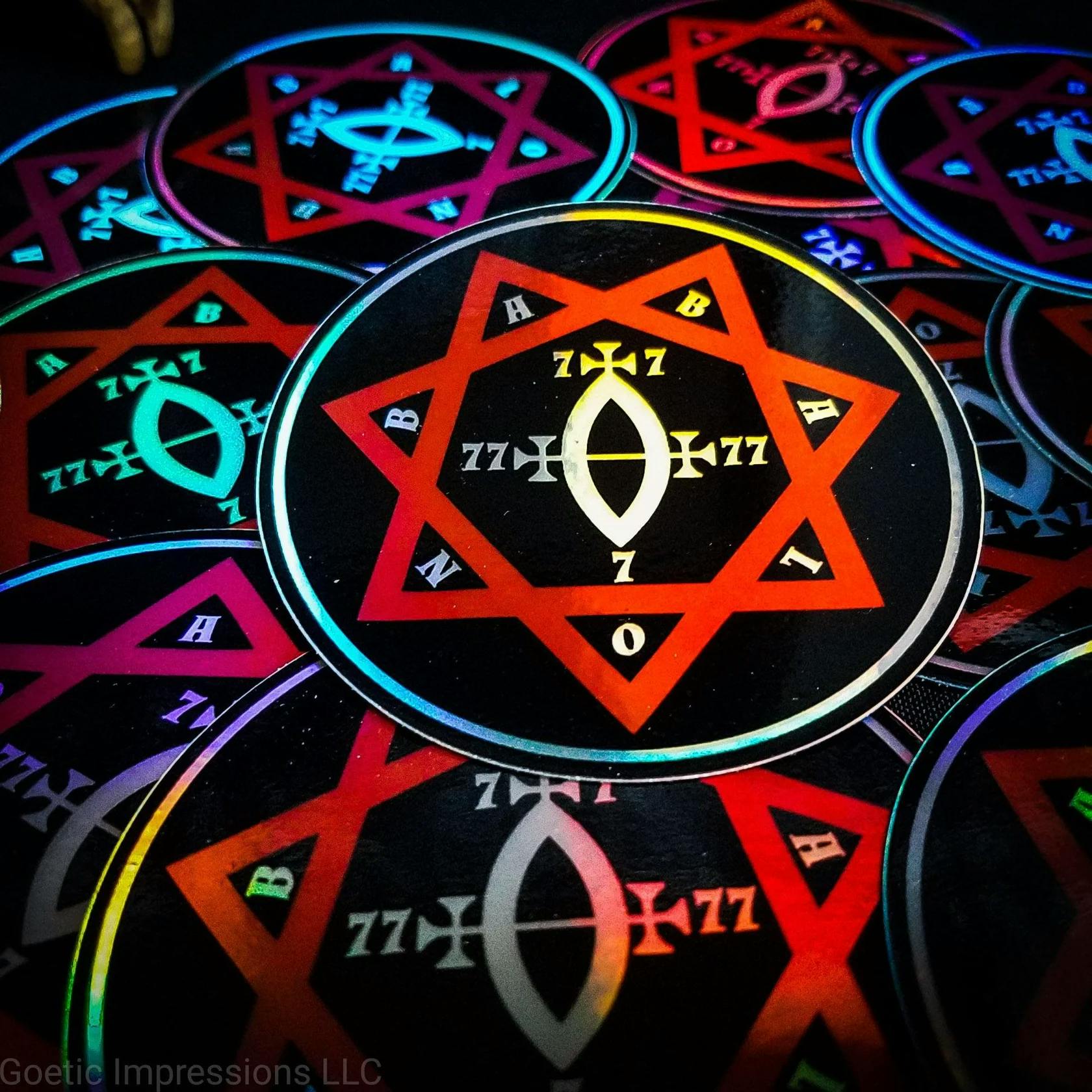 Babalon Holographic Sticker