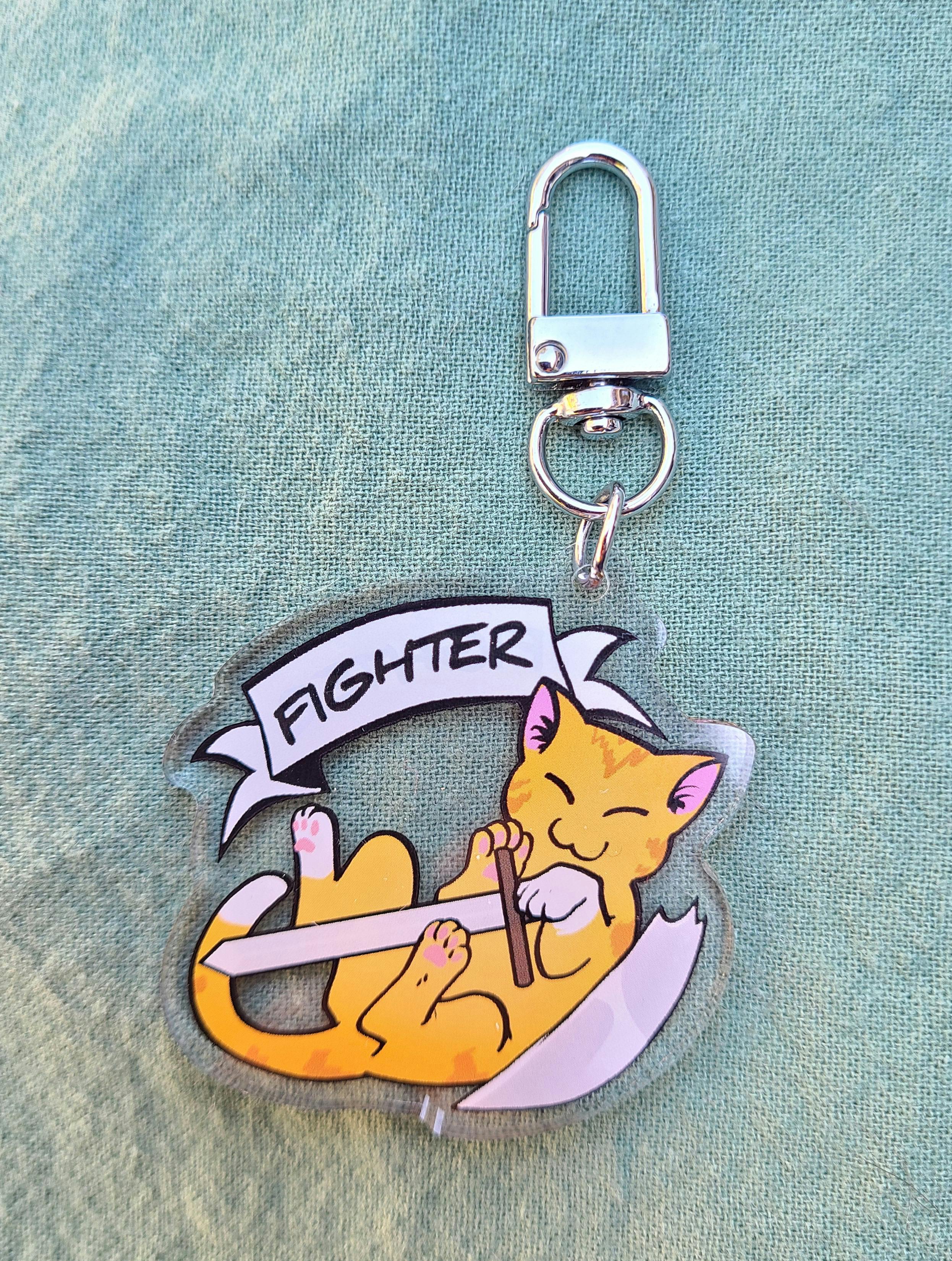 Fighter kitty Charm
