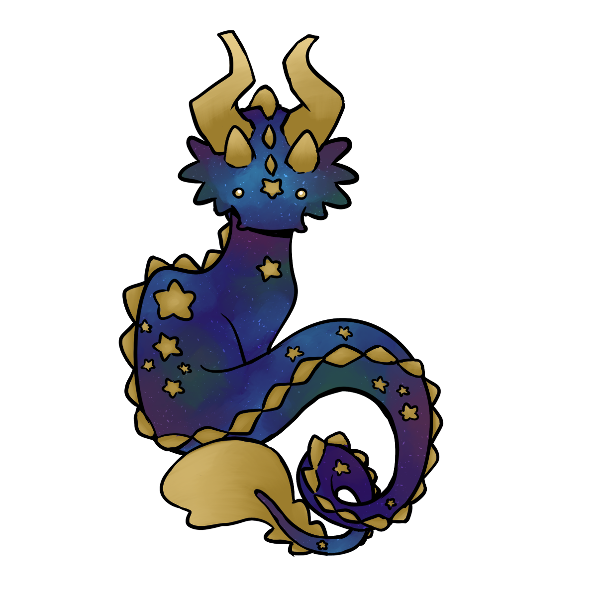 Star dragon sticker