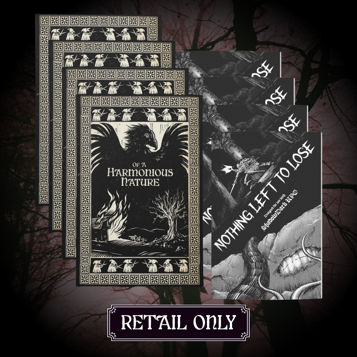 Retail Tier (4 Hardcover Books & 4 Zines)