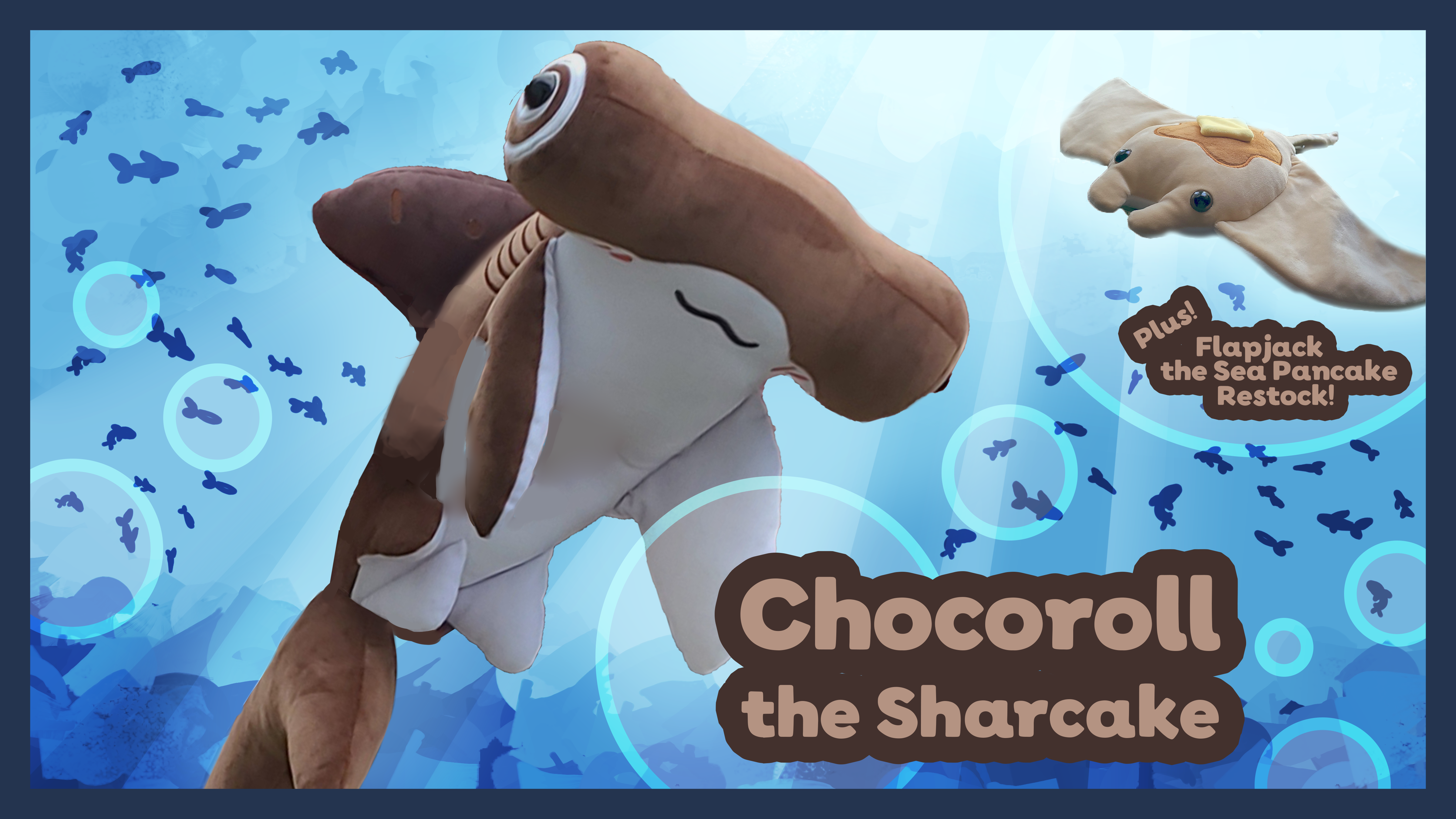 Chocoroll the Sharcake Plush
