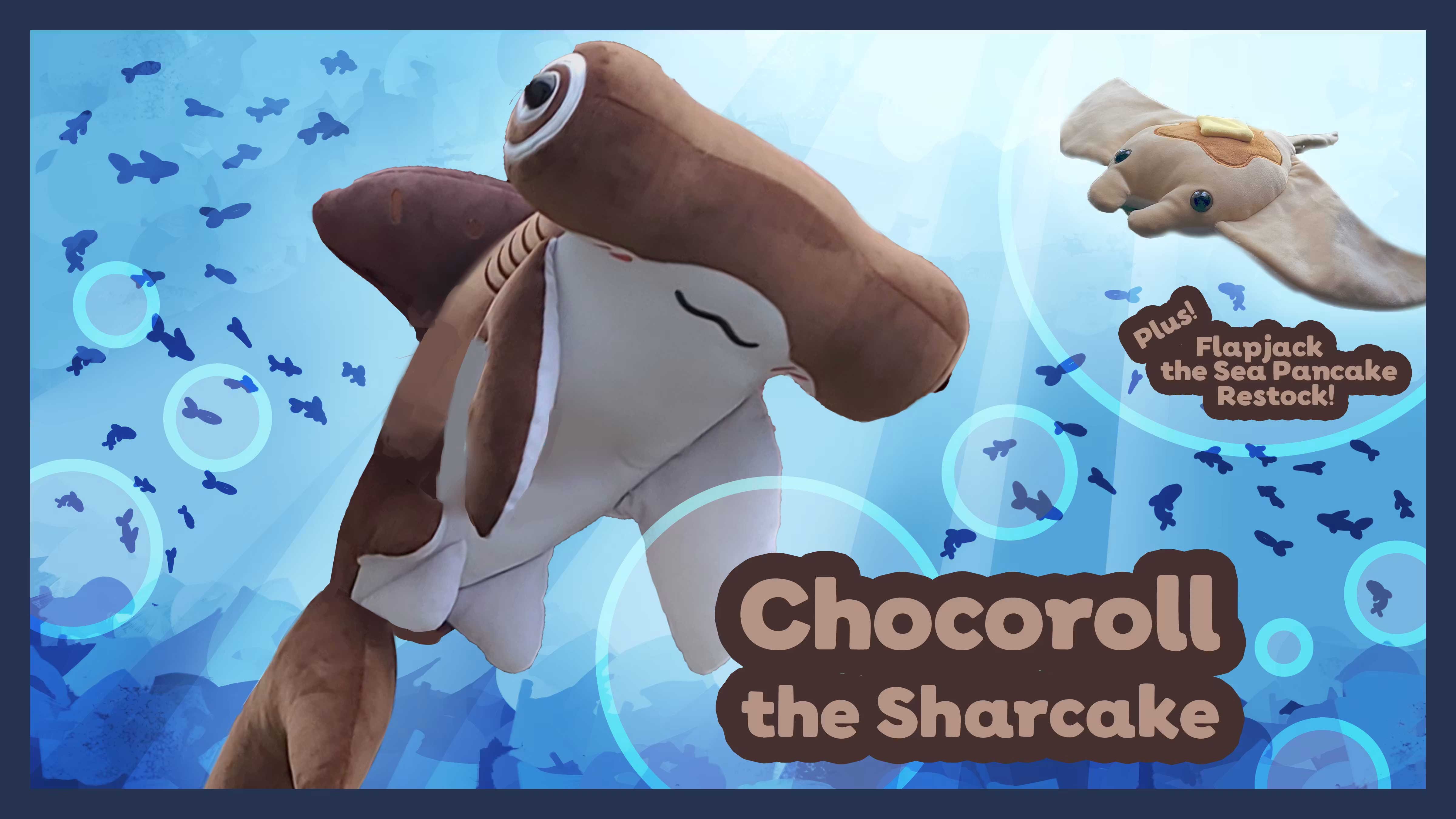 Chocoroll the Sharcake Plush
