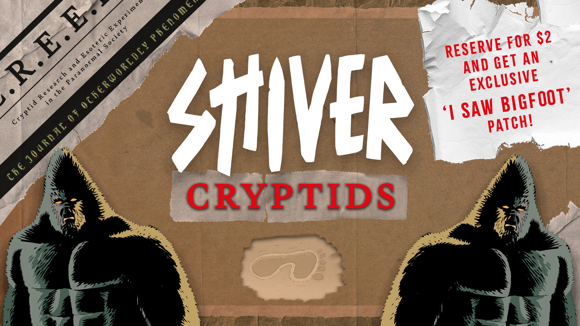 SHIVER Cryptids: A Mystery Monster Hunter's TTRPG