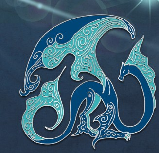Water Dragon Pin