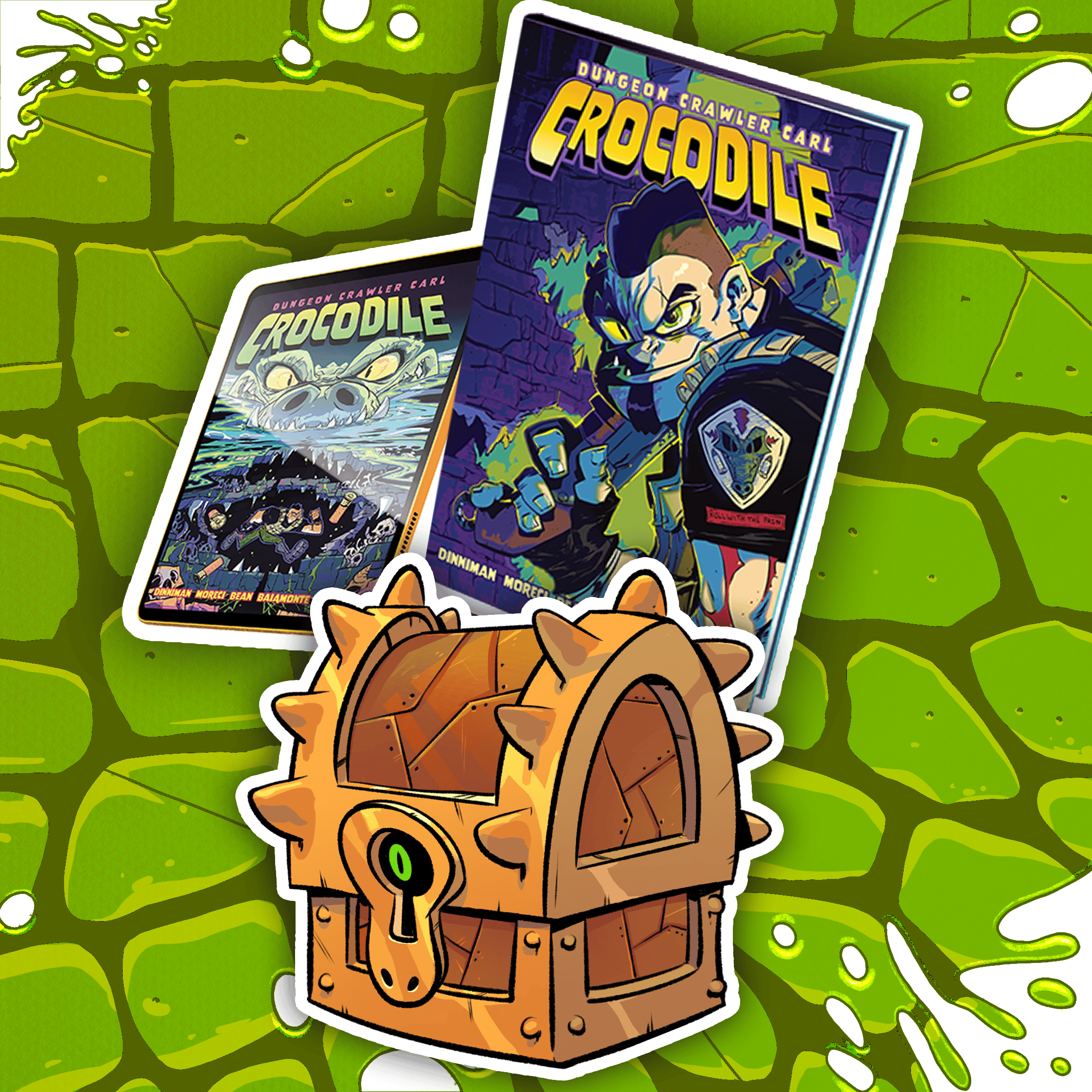 GOLD CROC BOX -- get the CAMPAIGN-ONLY Crocodile exclusive hardcover