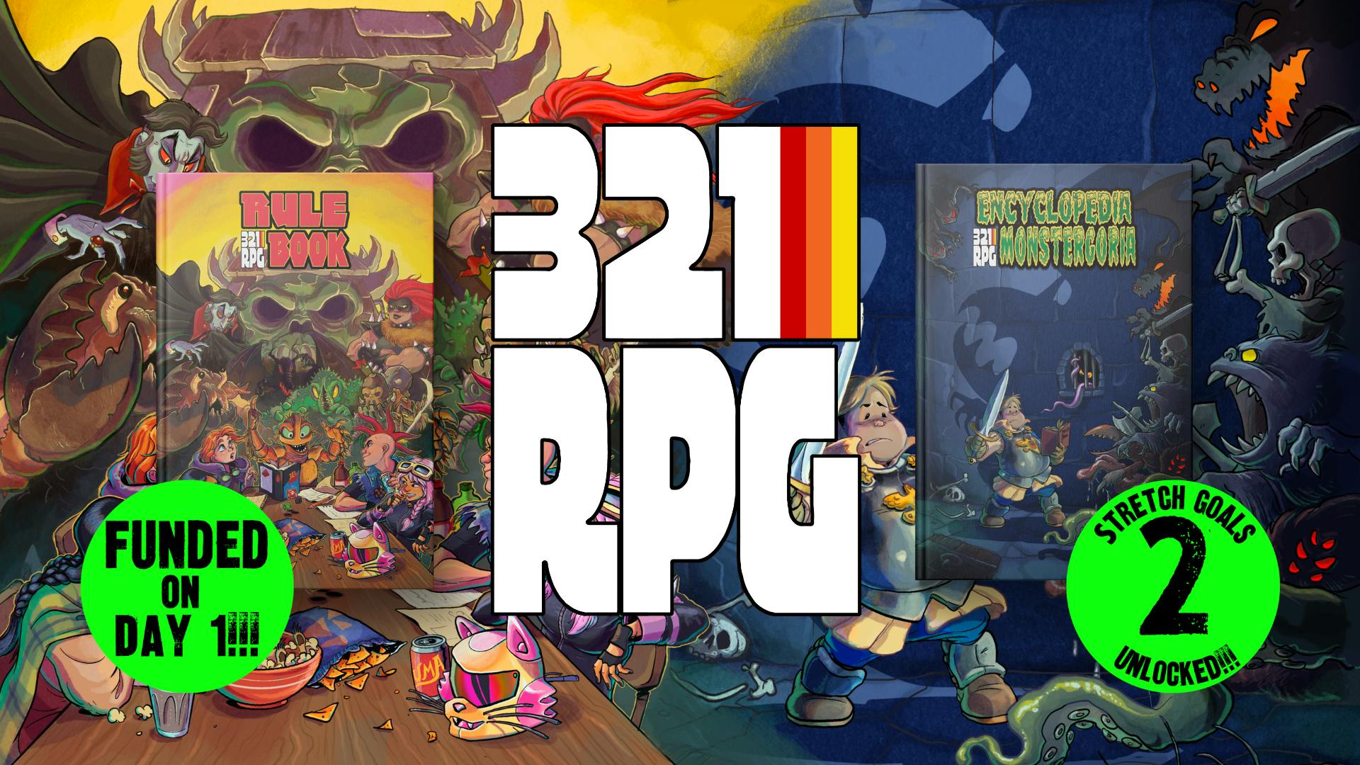 321RPG 5th Anniversary Expanded Rule Book + Encyclopedia Monstergoria