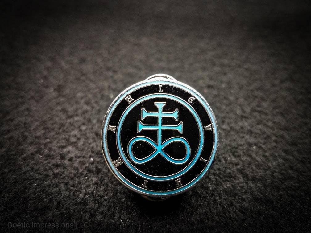 Leviathan Sigil Blue Enamel Pin